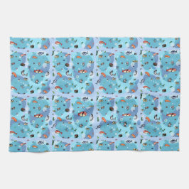 Pano De Prato Sushi Tea Towel