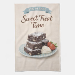 Pano De Prato Tea Towel | Chocolate Brownies Kitchen Gift