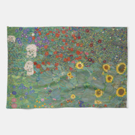 Pano De Prato TEA TOWEL: GUSTAV KLIMT : JARDIM fazenda