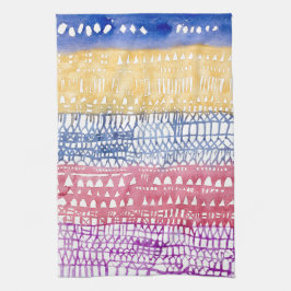 PANO DE PRATO TEA TOWEL : PAUL KLEE : VELHA CIDADE