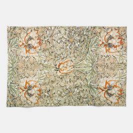 PANO DE PRATO TEA TOWEL: WILLIAM MORRIS : HONEYSUCKLE