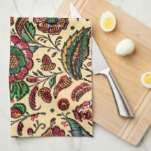 Tecido Vintage Indian Cotton Chintz