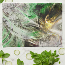 Textura russa sob tinta verde e amarela flutuante