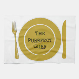 Pano De Prato The Purrfect Chef- Funny Kitchen Towels