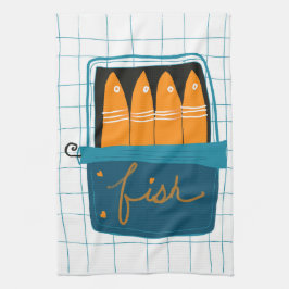 Pano De Prato Tinned Fish Kitchen Towel