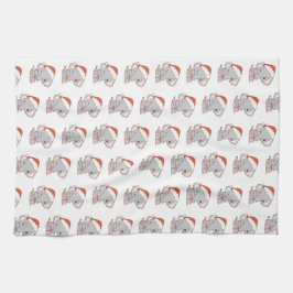 Pano De Prato Toalhas de cozinha de elefante de Natal