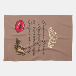 Pano De Prato Too Glam To Care – Chic Quote