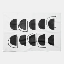 Torres abstrato Black and White Kitchen