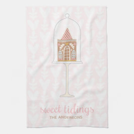 Pano De Prato Torres de cozinha da casa de pão de gengibre