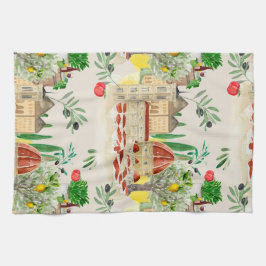 Pano De Prato Toscana,Toscana,Itália,azeitonas,limões,tomates