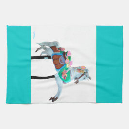PANO DE PRATO "TOWEL PERSONALIZADO DO CAVALO CAROUSEL"