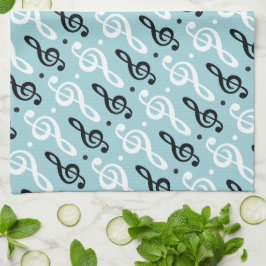 Pano De Prato Treble Clef Music Gift Musical Teacher Banda