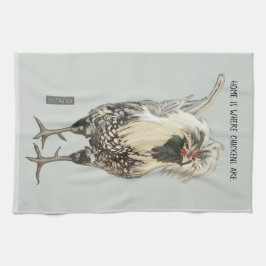 Pano De Prato ©TRFORSMAN polonês do galo do branco