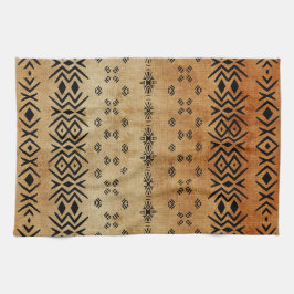 Pano De Prato Tribal Brown Beige