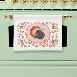 Pano De Prato Turquia e Folhas de Ação de Graças