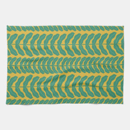 Pano De Prato Verdant Whimsy deixa amarelo