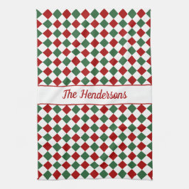 Pano De Prato Vermelhos Festivos Verificados no Natal