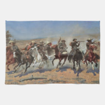 Vintage Cowboys, A Dash For Timber por Remington