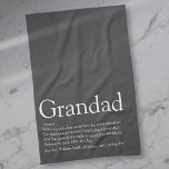 Pano De Prato Vovô Divertido Avô Papa Citação<br><div class="desc">Personalize para seu avô especial, avô, avô, pai ou pop para criar um presente único para o dia de Farther, aniversários, Natal ou qualquer dia que você queira mostrar o quanto ele significa para você. Uma maneira perfeita de mostrar a ele o quão incrível ele é todos os dias. Você...</div>