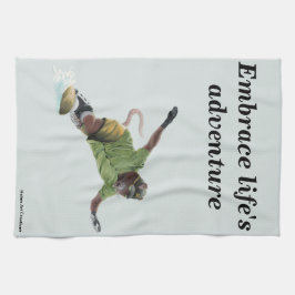 Pano De Prato Wererat Snowboarder Sport Fantasy Kitchen Towel
