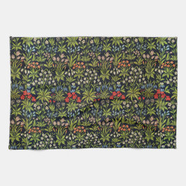 Pano De Prato William Morris Millefluers Vintage Floral Patterno