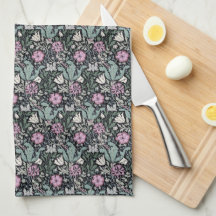 William Morris Pink Poppy Botanical Victorian