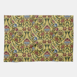 Pano De Prato William Morris Vintage Blue Green Red
