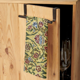 Pano De Prato William Morris Vintage Blue Green Red