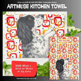 Pano De Prato WINSTON English Setter - Toalhas de Cozinha ArtMu