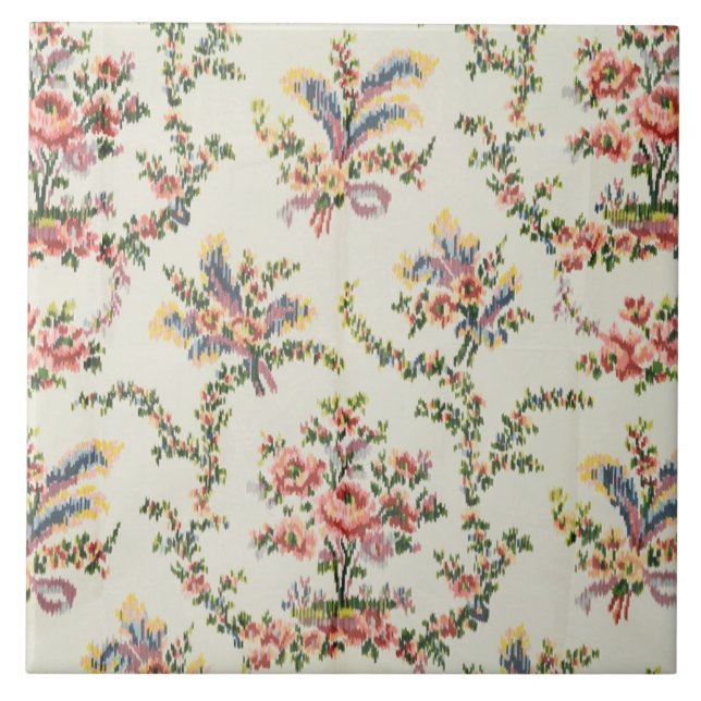 Pano tecido para a rainha Marie Antoinette no Pala (Frente)