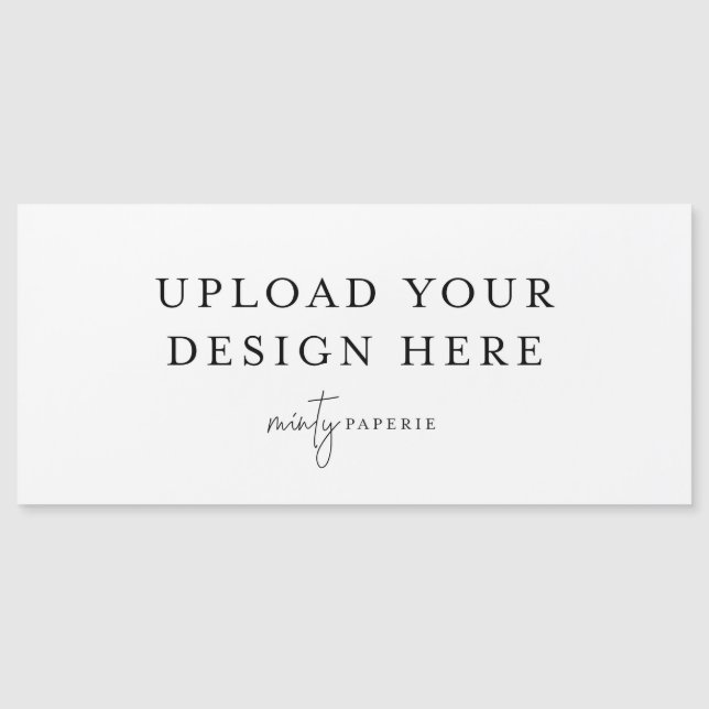 Panorama da placa de magneto 4" x 9" (Frente)