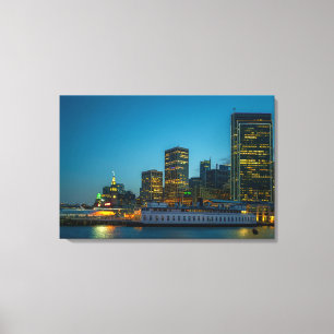 Panorama de São Francisco em Impressão de Tela L