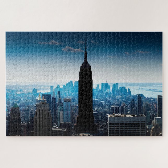 panorama quebra-cabeça da cidade de Nova York (Horizontal)