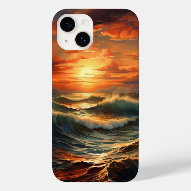 Panorâmica Beach Sunset Ouro Nature Glow (Verso)