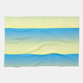 Panos De Prato Amarelo e Azul Dois Tom