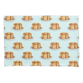 Panquecas com Xarope de Maple e Padrão Polkadot