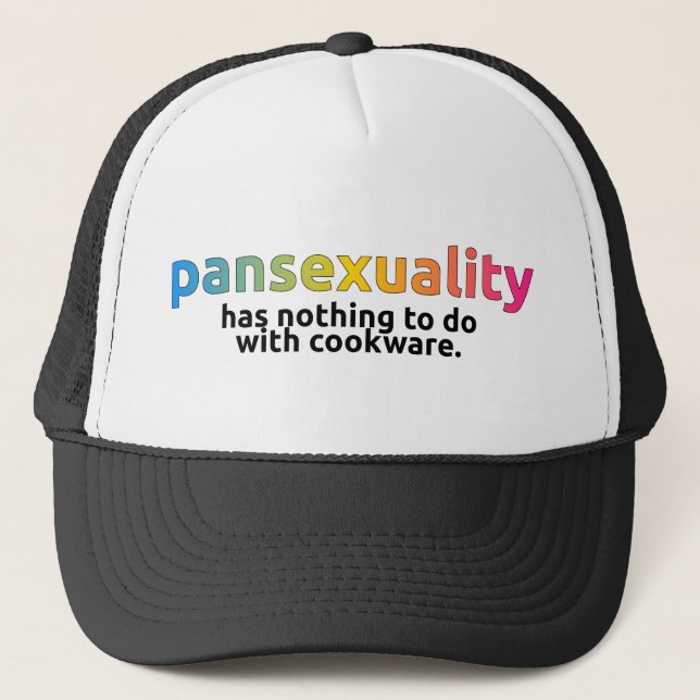 "Pansexuality não não tem nada fazer com o boné do (Frente)