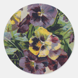 Pansies - etiqueta