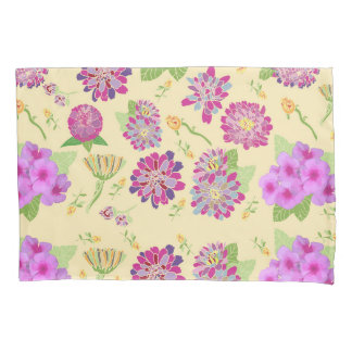 Pansies Floral Solteiro Standard Pillowcase