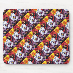Pansy #2" Padrão Cortado Mousepad Floral