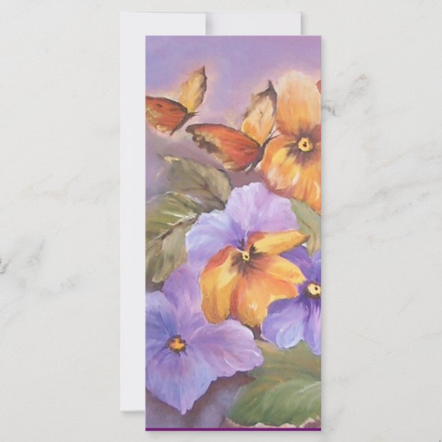 Pansy bookmark (Frente)