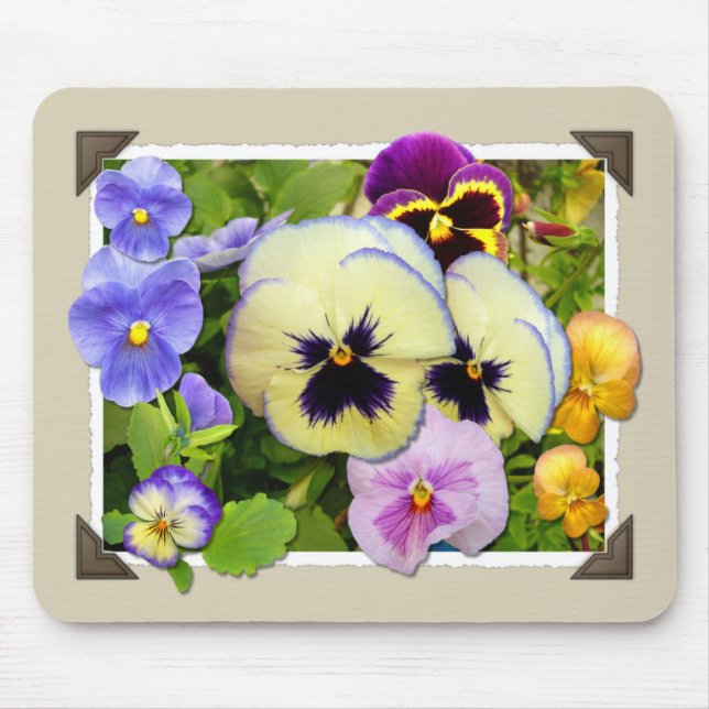 Pansy Delight ~ Mousepad (Frente)