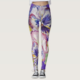 Pansy grande Pansy Floral Leggings