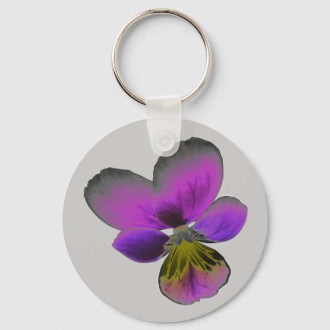 Pansy Wild Dark Chaveiro (Frente)