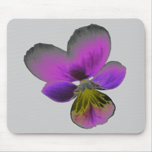 Pansy Wild Dark Mousepad