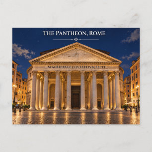 Panteão Roma Itália Cartão Postal