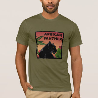 Pantera Africano na Camisa da Selva