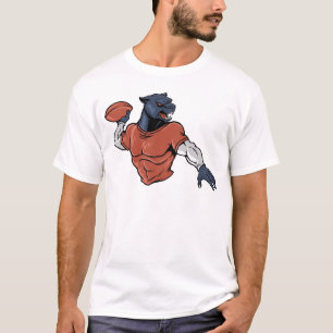 Pantera Negra com Camisa de Futebol
