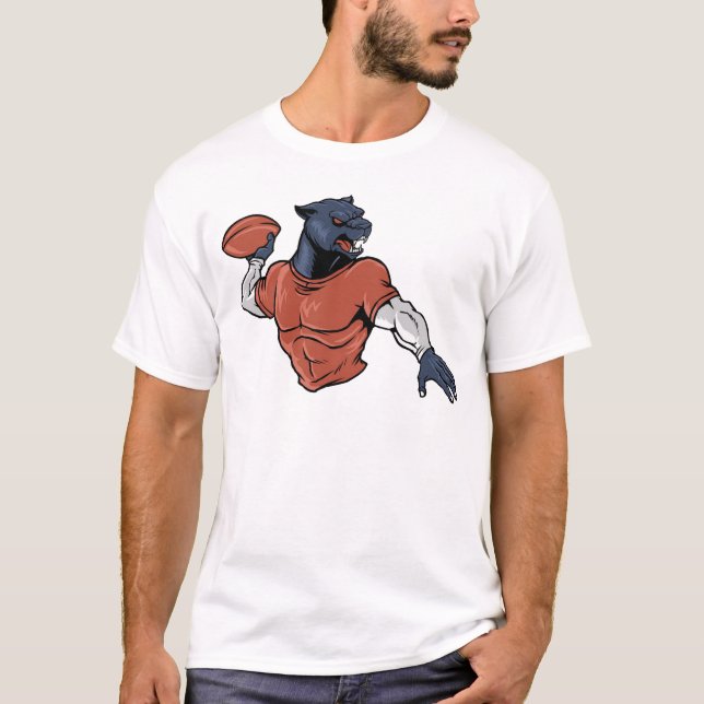 Pantera Negra com Camisa de Futebol (Frente)