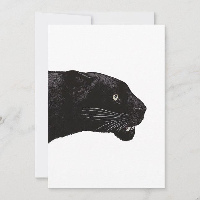 Pantera Negra por Convite Toshi Yoshida (Frente)